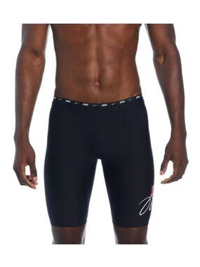 Nike Hydrastrong JDI Script Jammer Swimsuit NESSE014-001 Mens M NEW with Tags